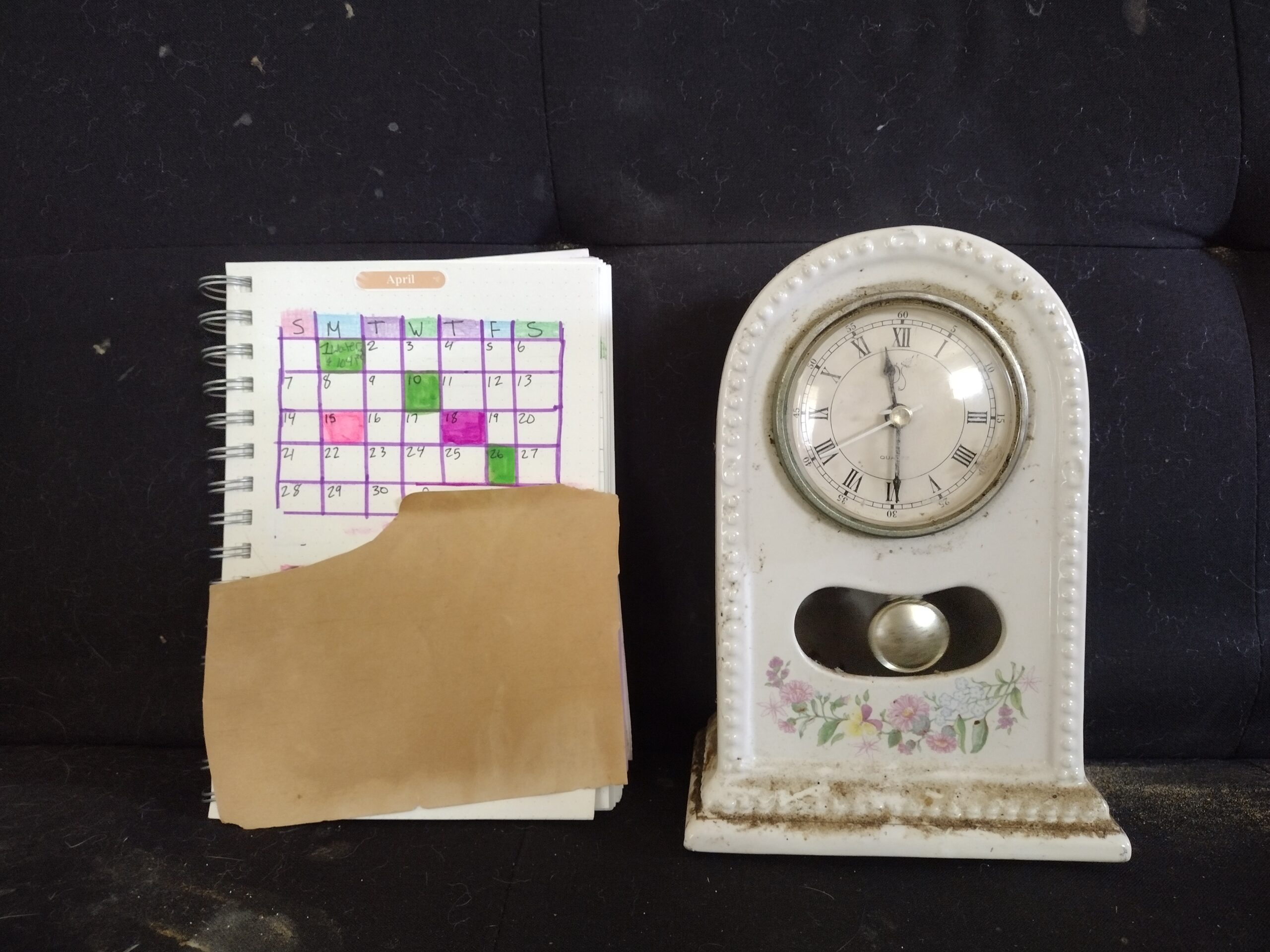 Clock and planner