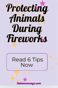 protect animals during fireworks