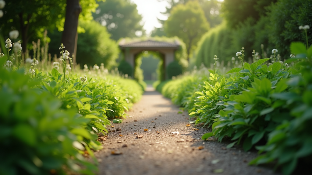 Serene nature walk